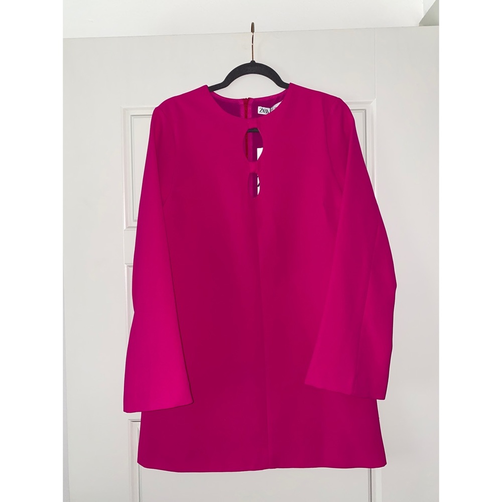 NWT Zara Hot Pink Mini Dress